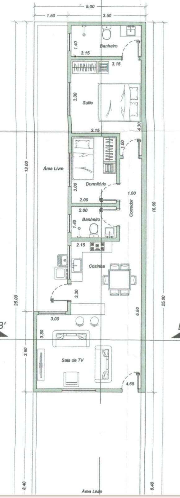 Casa, 2 quartos - Foto 1
